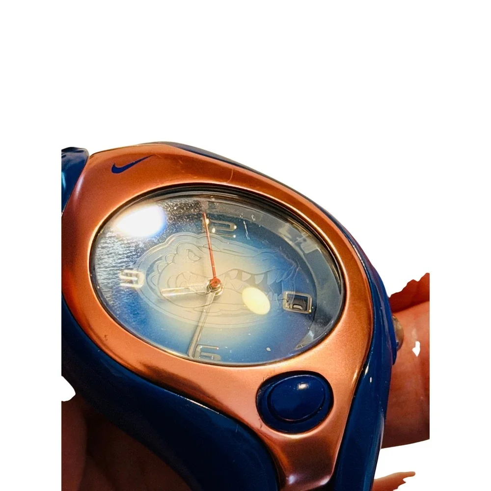 Nike‎ Team Florida Gators Watch Blue Orange WR0078 VG71-5080 NCAA Sports Mens